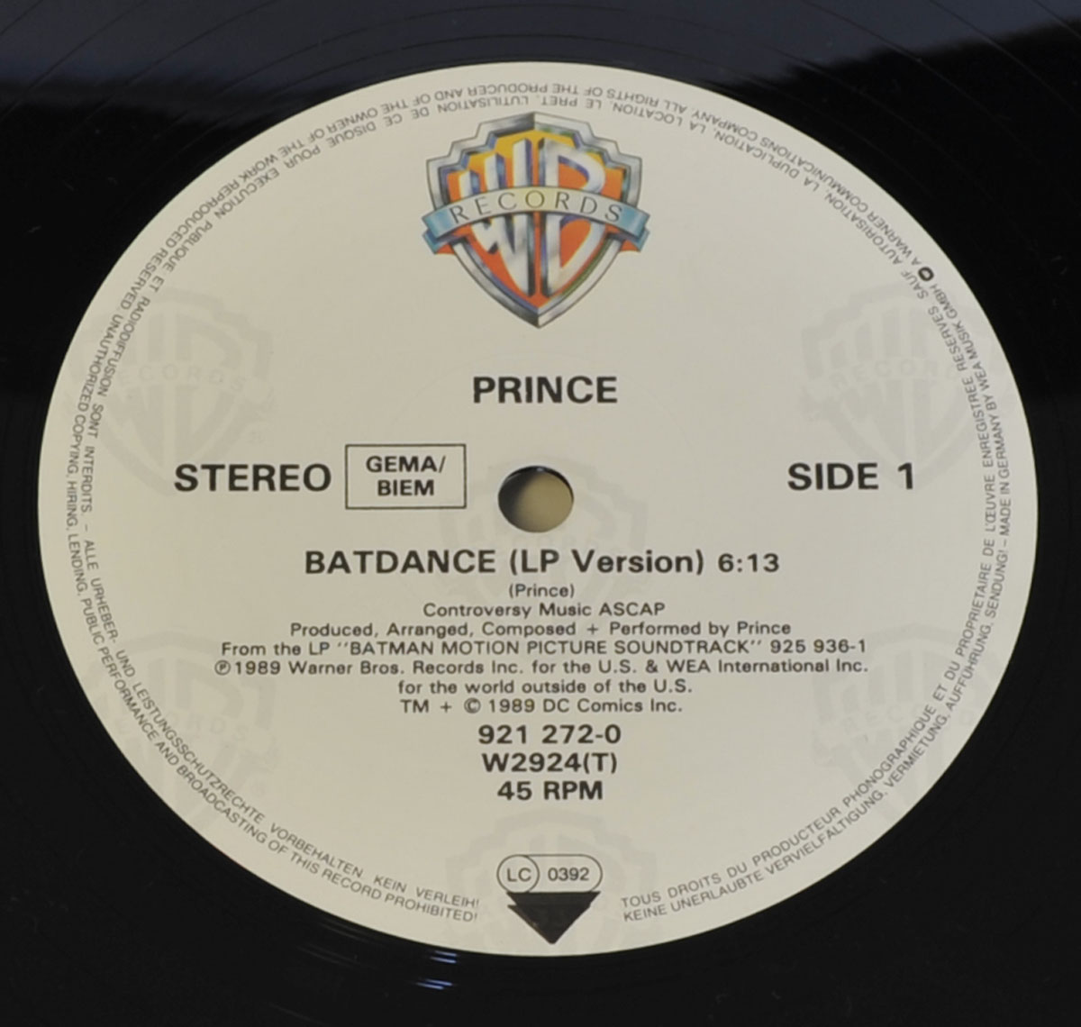 High Resolution Photo #3 prince batdance